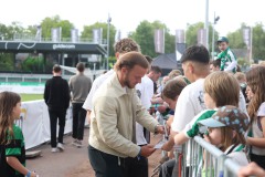 Am Montag (19. Mai) feierte der SC Preußen Münster den Klassenerhalt noch einmal im Preußenstadion.