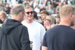 Am Montag (19. Mai) feierte der SC Preußen Münster den Klassenerhalt noch einmal im Preußenstadion.