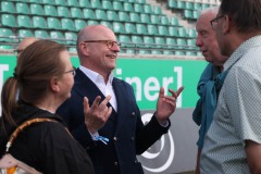 Am Montag (19. Mai) feierte der SC Preußen Münster den Klassenerhalt noch einmal im Preußenstadion.