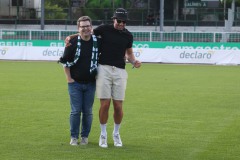 Am Montag (19. Mai) feierte der SC Preußen Münster den Klassenerhalt noch einmal im Preußenstadion.