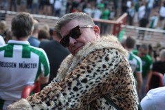 Am Montag (19. Mai) feierte der SC Preußen Münster den Klassenerhalt noch einmal im Preußenstadion.