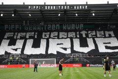 Die Fiffi-Gerritzen-Kurve im ersten Heimspiel der Saison 2026/2027.