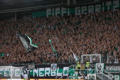 Die Fiffi-Gerritzen-Kurve im ersten Heimspiel der Saison 2026/2027.