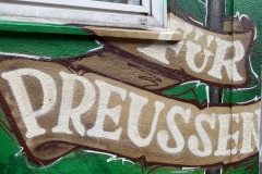 Preußen-Graffiti am Hansaring.