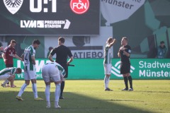 Preußen Münster - 1. FC Nürnberg 0:1.