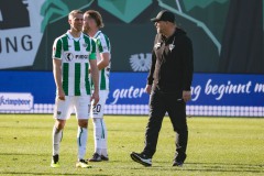 Preußen Münster - 1. FC Nürnberg 0:1. Frust nach Abpfiff bei Marc Lorenz und Sascha Hildmann.