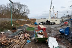 Dezember 2025: Blick aufs neue Gerätehaus.