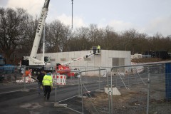 Dezember 2025: Blick aufs neue Gerätehaus.