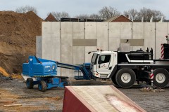 Dezember 2025: Blick aufs neue Gerätehaus.
