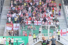 Testspiel-Doppelpack gegen den FC Southampton. Die englischen Fans, rund 350 waren dabei.