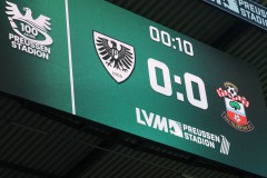 Testspiel-Doppelpack gegen den FC Southampton. 