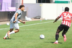 Testspiel-Doppelpack gegen den FC Southampton. Montell Ndikom.