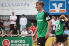 Testspiel Eintracht Rheine - Preußen Münster. Kapitän Joshua Mees.