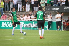 Testspiel Eintracht Rheine - Preußen Münster. Antonio Tikvic am Ball.