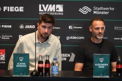 Co-Trainer Zlatko Muhovic und Trainer Alexander Ende.