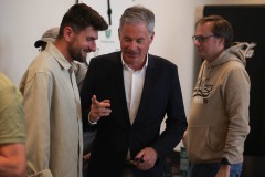 Zlatko Muhovic und Aufsichtsratschef Frank Westermann.