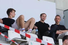 Trainingsauftakt am 28. Juni 2026. Die sportliche Leitung: David Niehues, Jan Uphues und Ole Kittner (v.l.).