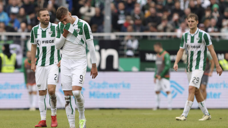 1:1 gegen Elversberg: Am Ende bröckelt der Beton