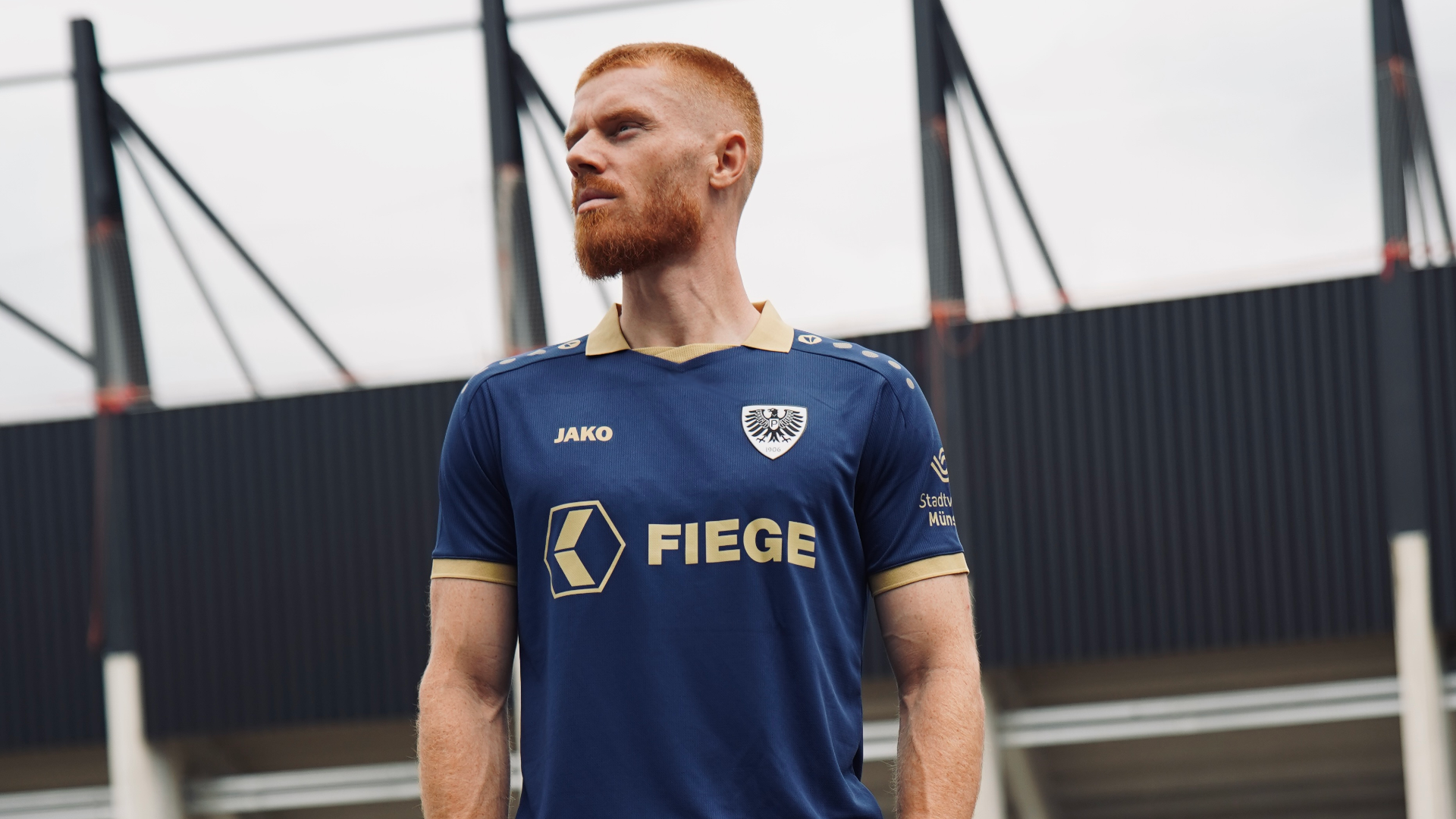 Ausweichtrikot von Preußen Münster kommt in Blau