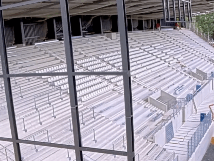 Bautagebuch 29: Südtribüne im Preußenstadion bekommt mehr Plätze – und die West Sitzschalen