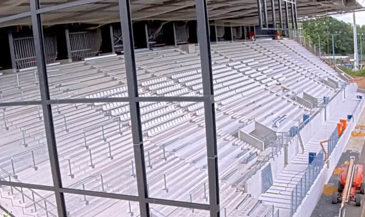 Bautagebuch 29: Südtribüne im Preußenstadion bekommt mehr Plätze – und die West Sitzschalen