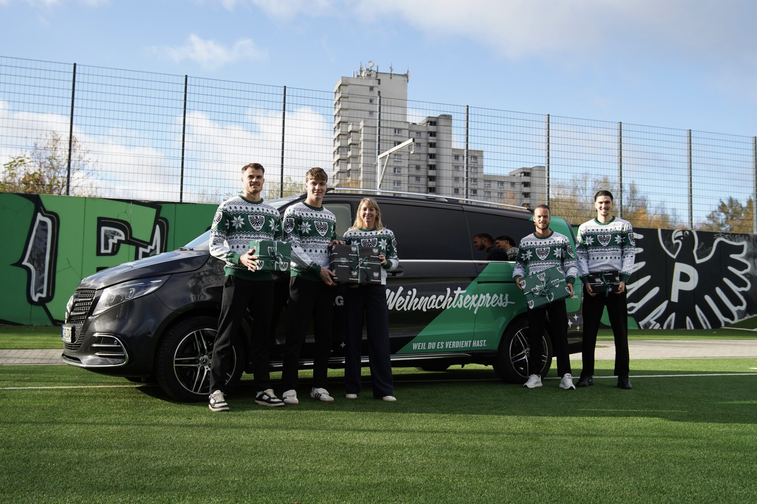 Fiege-Weihnachtsexpress rollt wieder durch das Münsterland