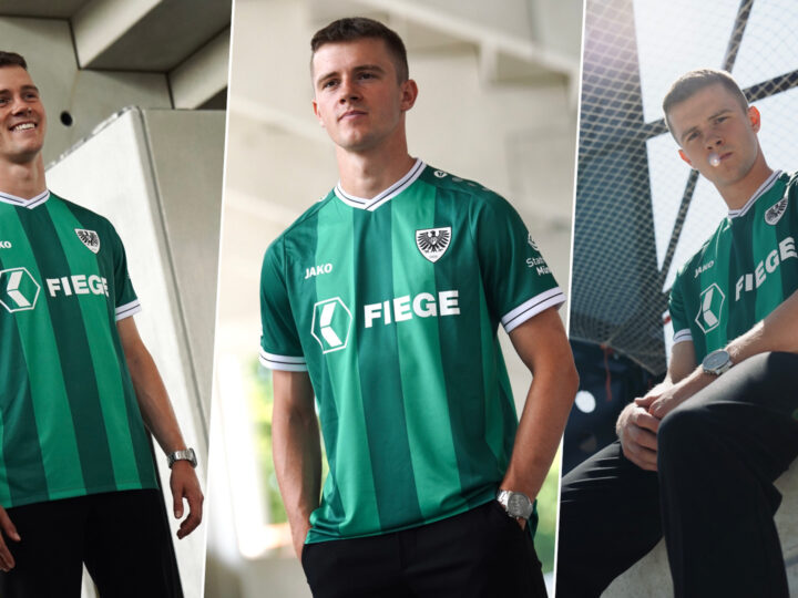 Das neue Heimtrikot des SC Preußen Münster…