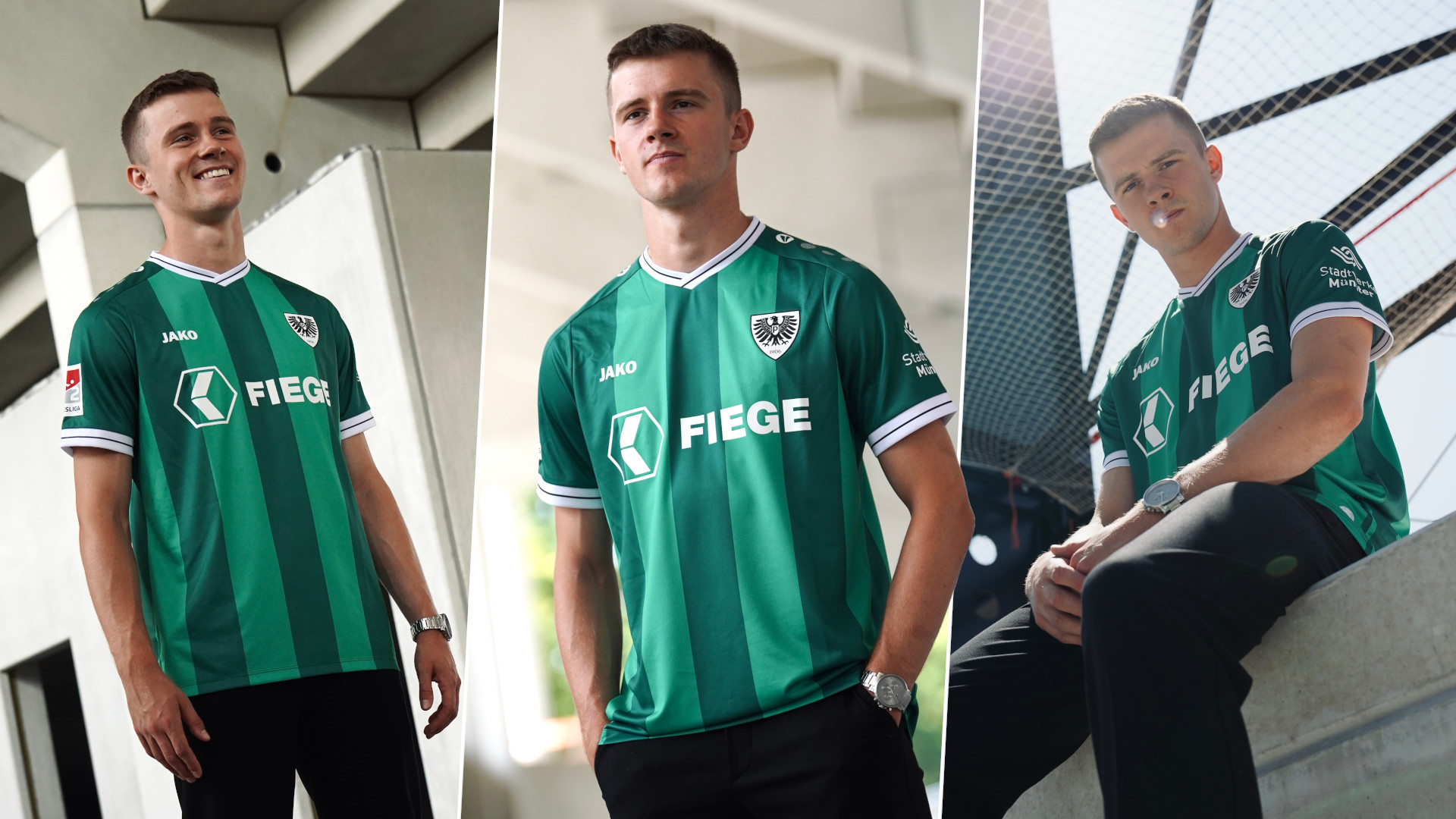 Das neue Heimtrikot des SC Preußen Münster…
