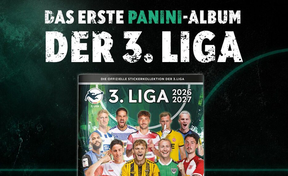 Panini gibt Stickeralbum für die 3. Liga heraus