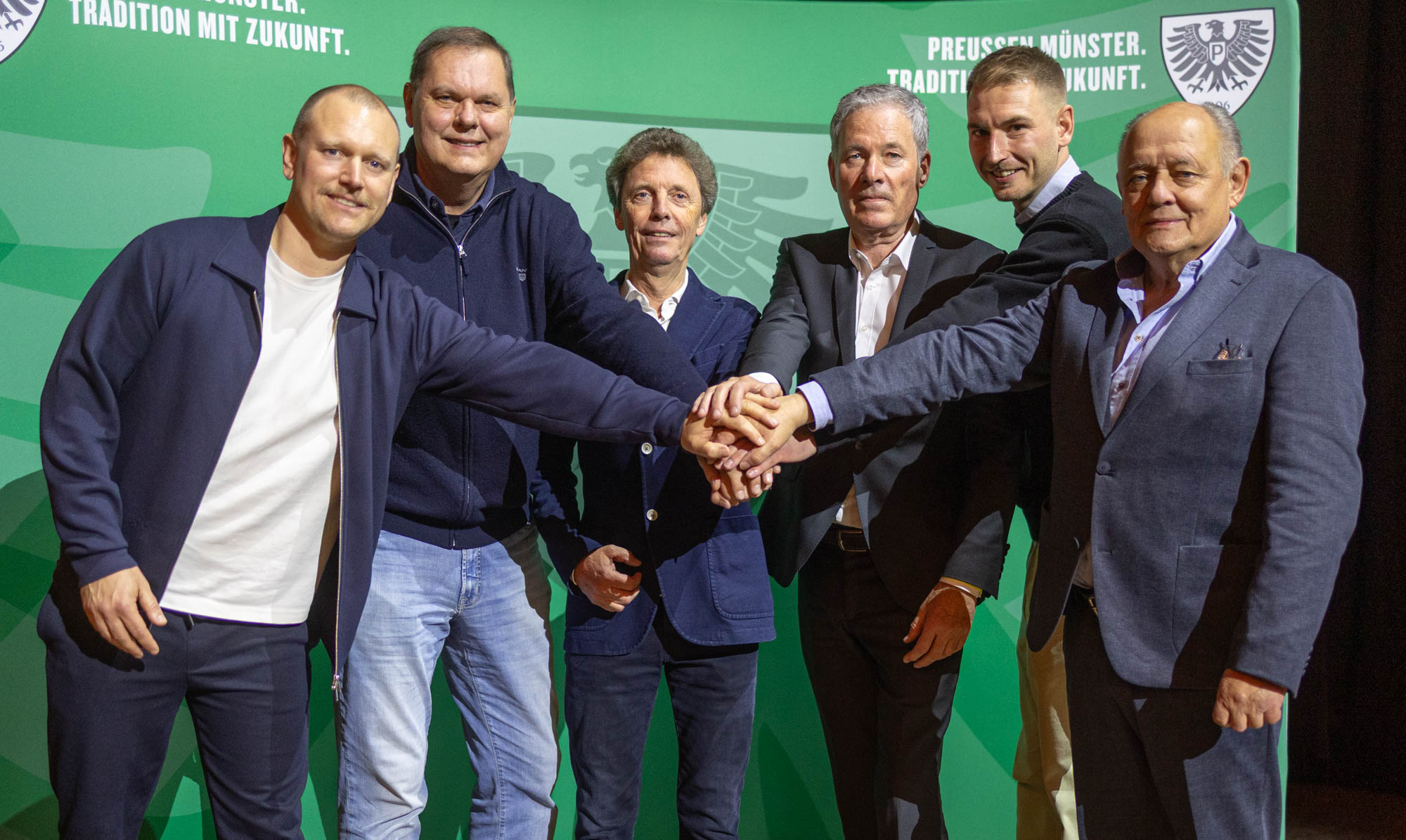 Der Aufsichtsrat ab 2025: Thomas Pfeifer, Friedrich Lukas, Jürgen Becker, Frank Westermann, Hendrik Brüggemann, Wilfried Roth (v.l.).