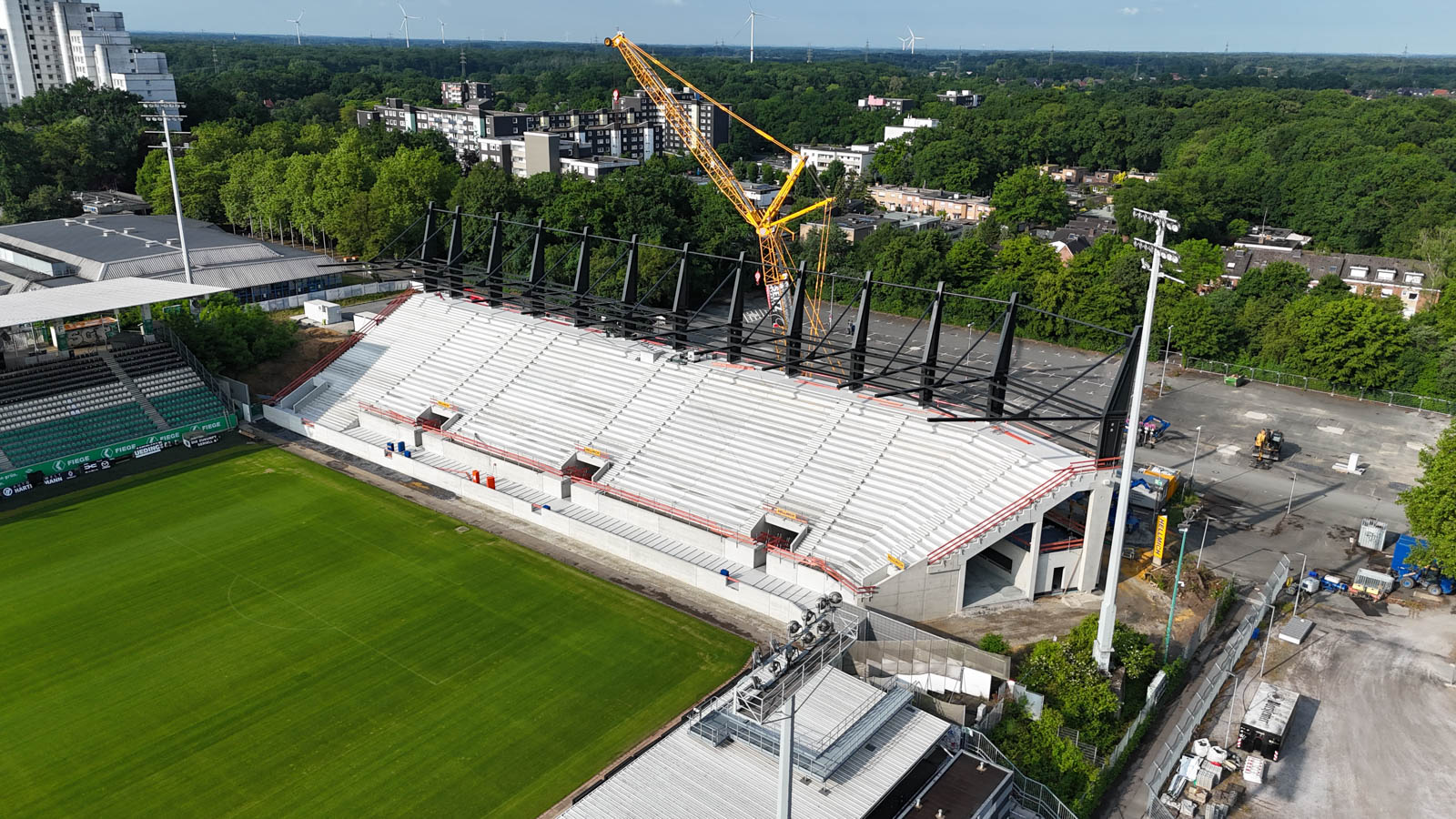 1. Juni 2025: LVM-Preußenstadion Bautagebuch 24