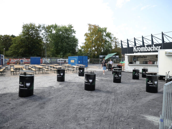 Biergarten am Preußenstadion entpuppt sich als Volltreffer