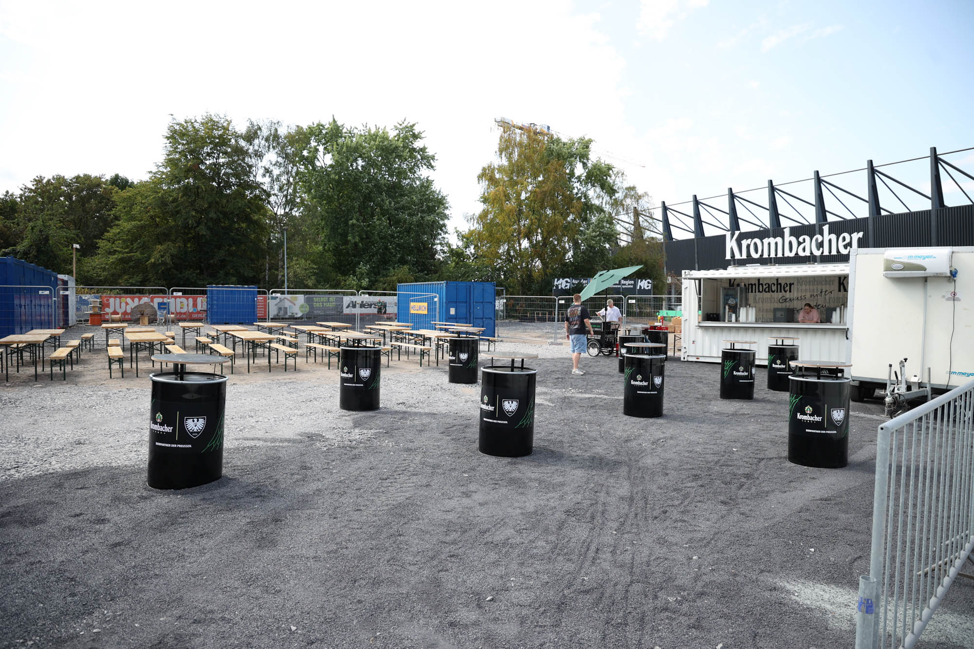 Biergarten am Preußenstadion entpuppt sich als Volltreffer