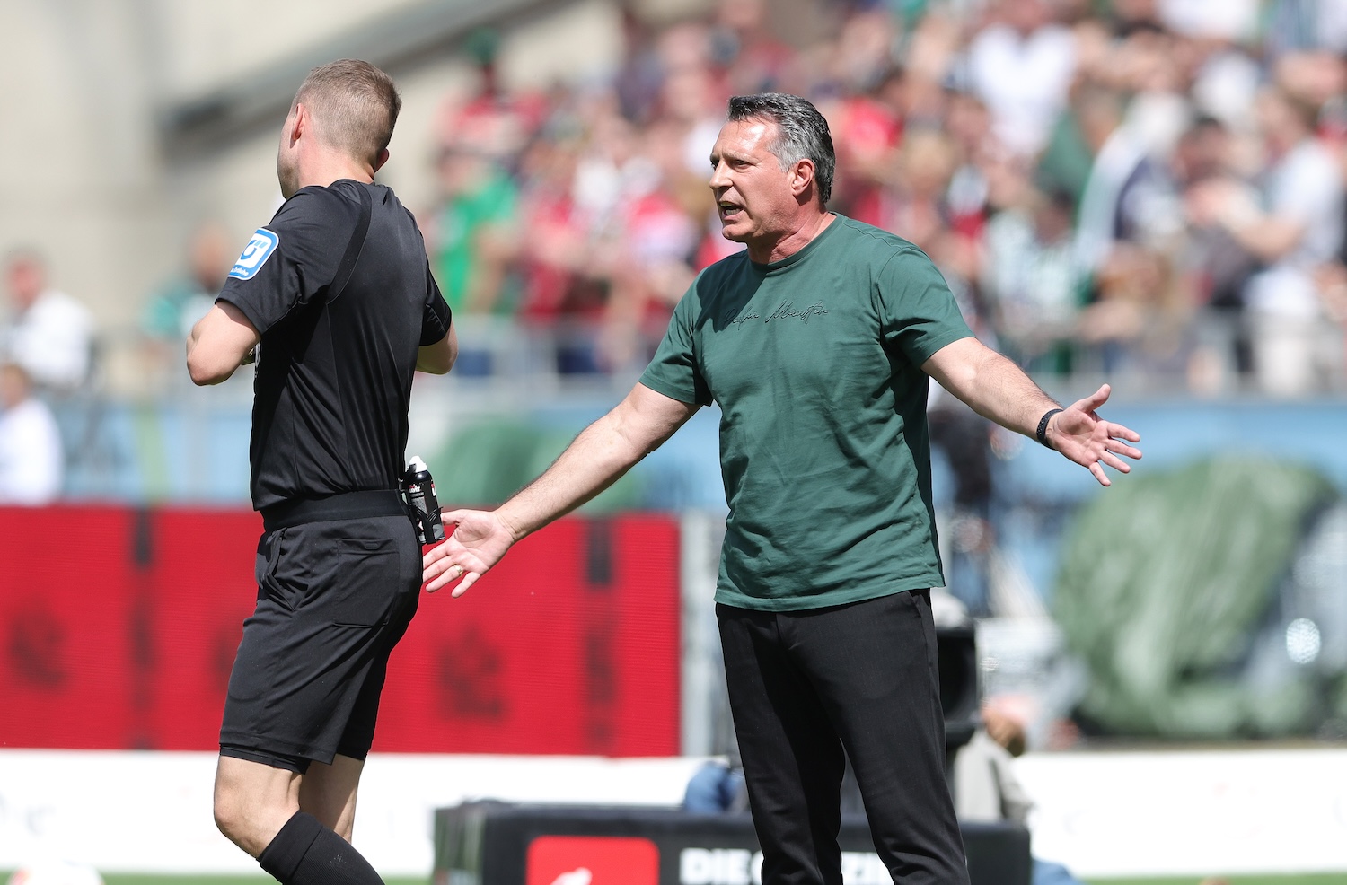 Hannover 96 - SCP: Alois Schwartz. Foto: firo sportphoto