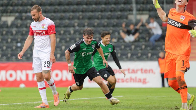 Preußen Münster schlägt Stuttgart und springt auf Platz 3