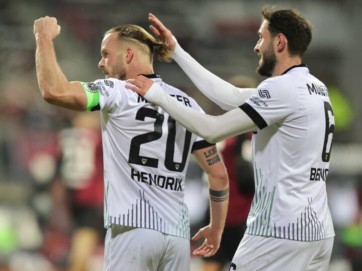 1:1 in Nürnberg: Preußen Münster kämpft sich ins Spiel und holt den ersten Punkt