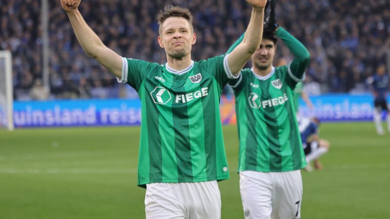 Paul Jaeckel nach dem Derby. Foto: firo sportphoto