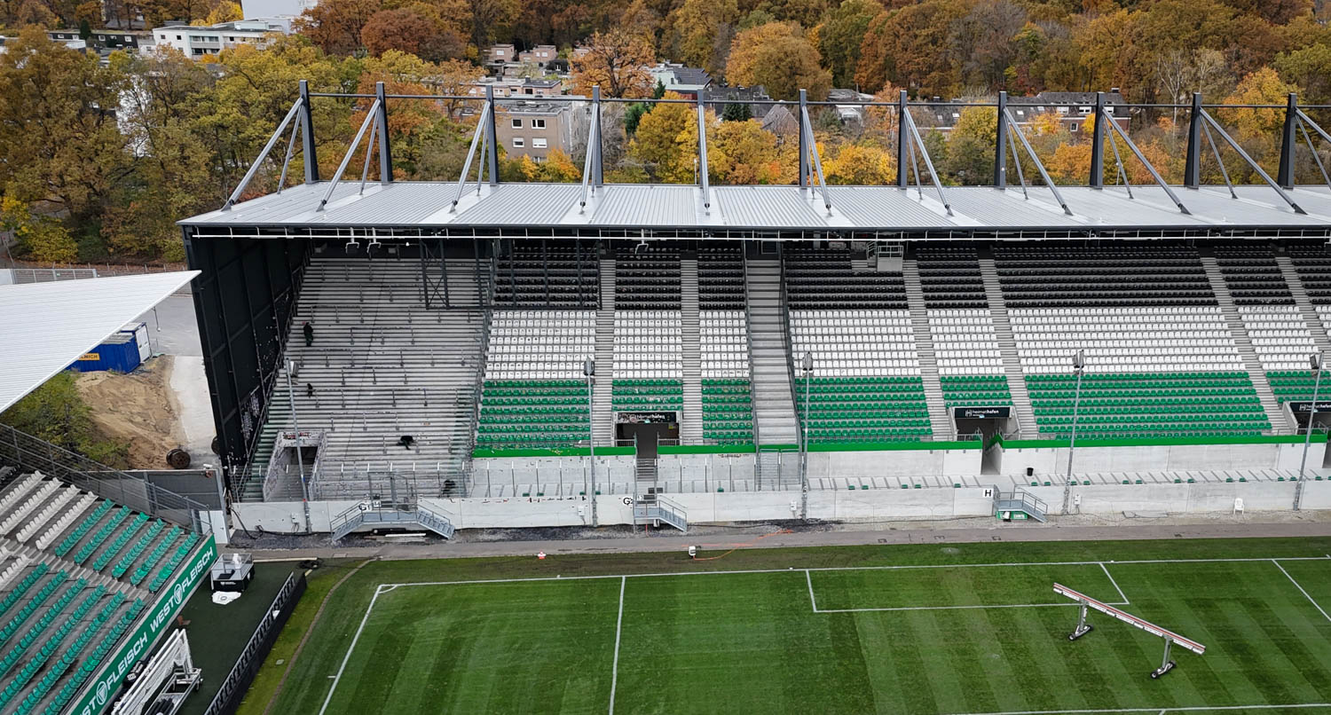 700 (Heim-)Plätze mehr im Preußenstadion gegen Elversberg