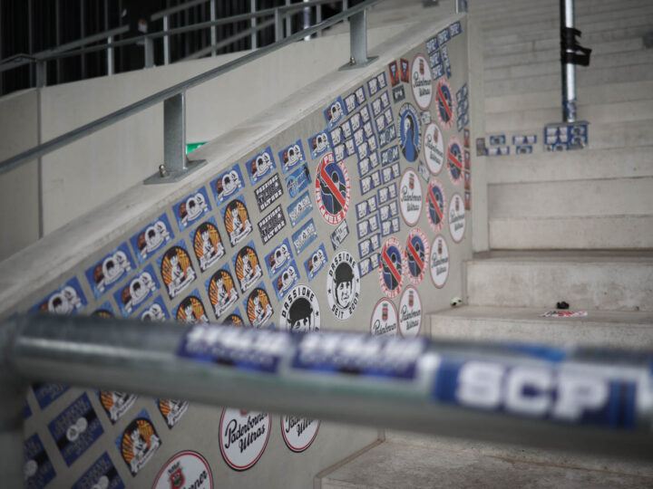 Gästeblock im Preußenstadion ist eingeweiht