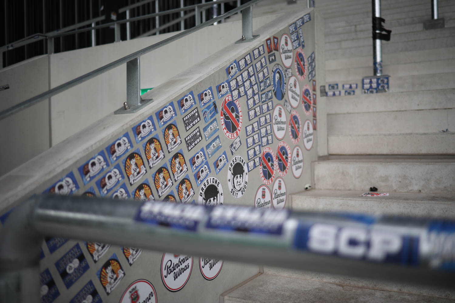 Gästeblock im Preußenstadion ist eingeweiht
