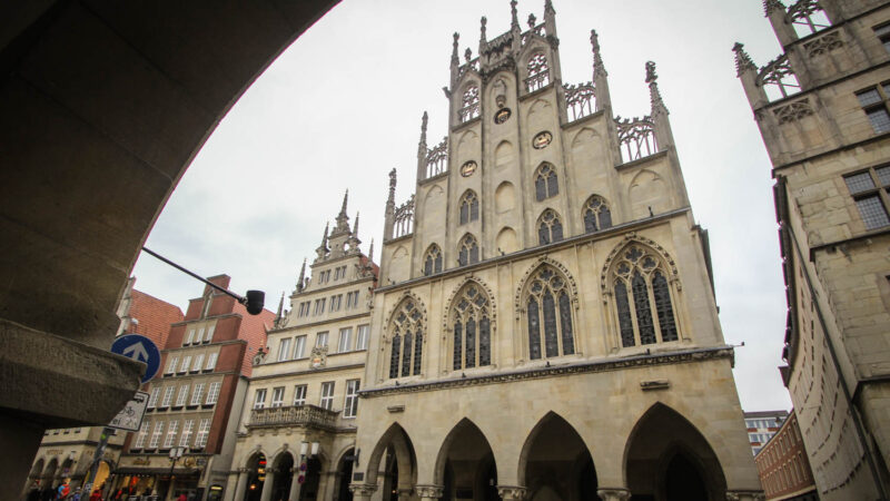 Das Rathaus in Münster.