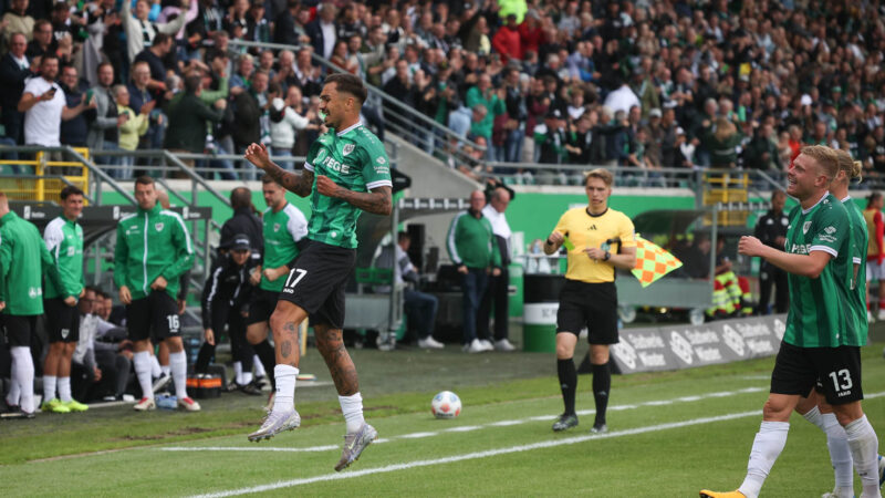 Preußen Münster wackelt, aber schlägt den 1. FC Nürnberg