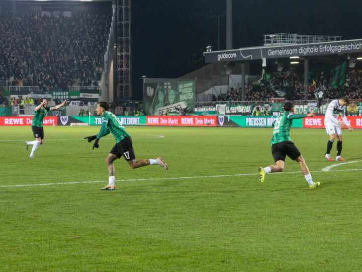2:2 gegen Hannover: Zwei späte Tore lassen das Preußenstadion beben