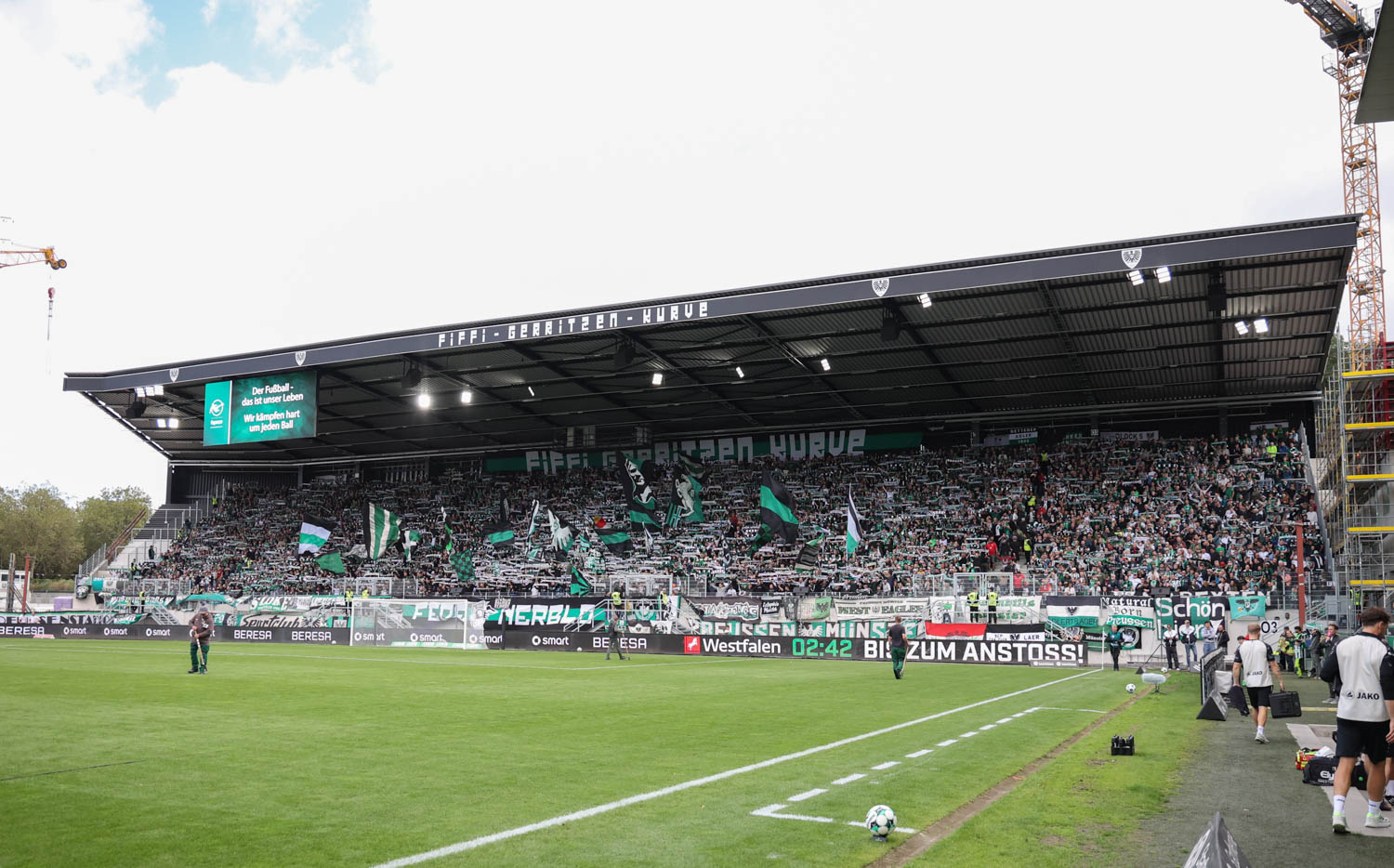 Preußenstadion gegen Essen erstmals vollständig ausverkauft