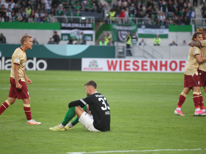 Am Ende kraftlos und chancenlos: Preußen Münster scheidet gegen Karlsruhe aus dem DFB-Pokal aus