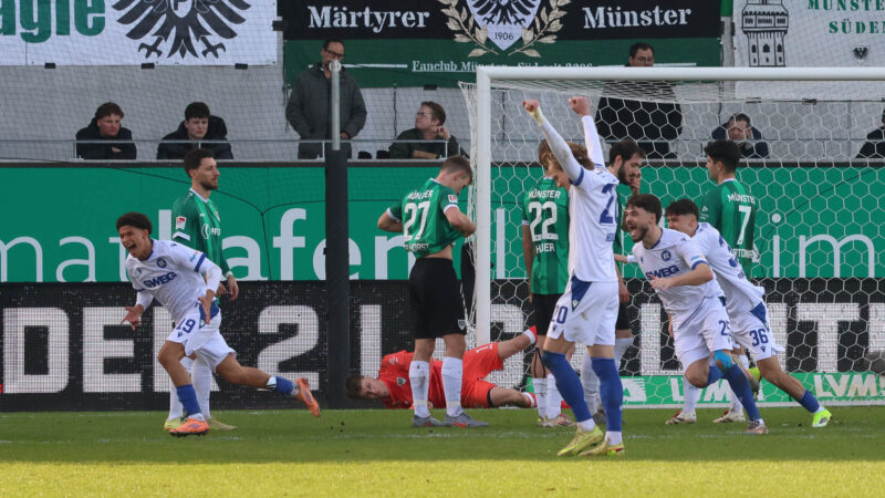 Preußen Münster verliert gegen sich selbst mit 0:2