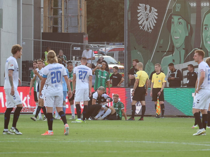 Jetzt bangt der SC Preußen auch noch um Luca Bolay