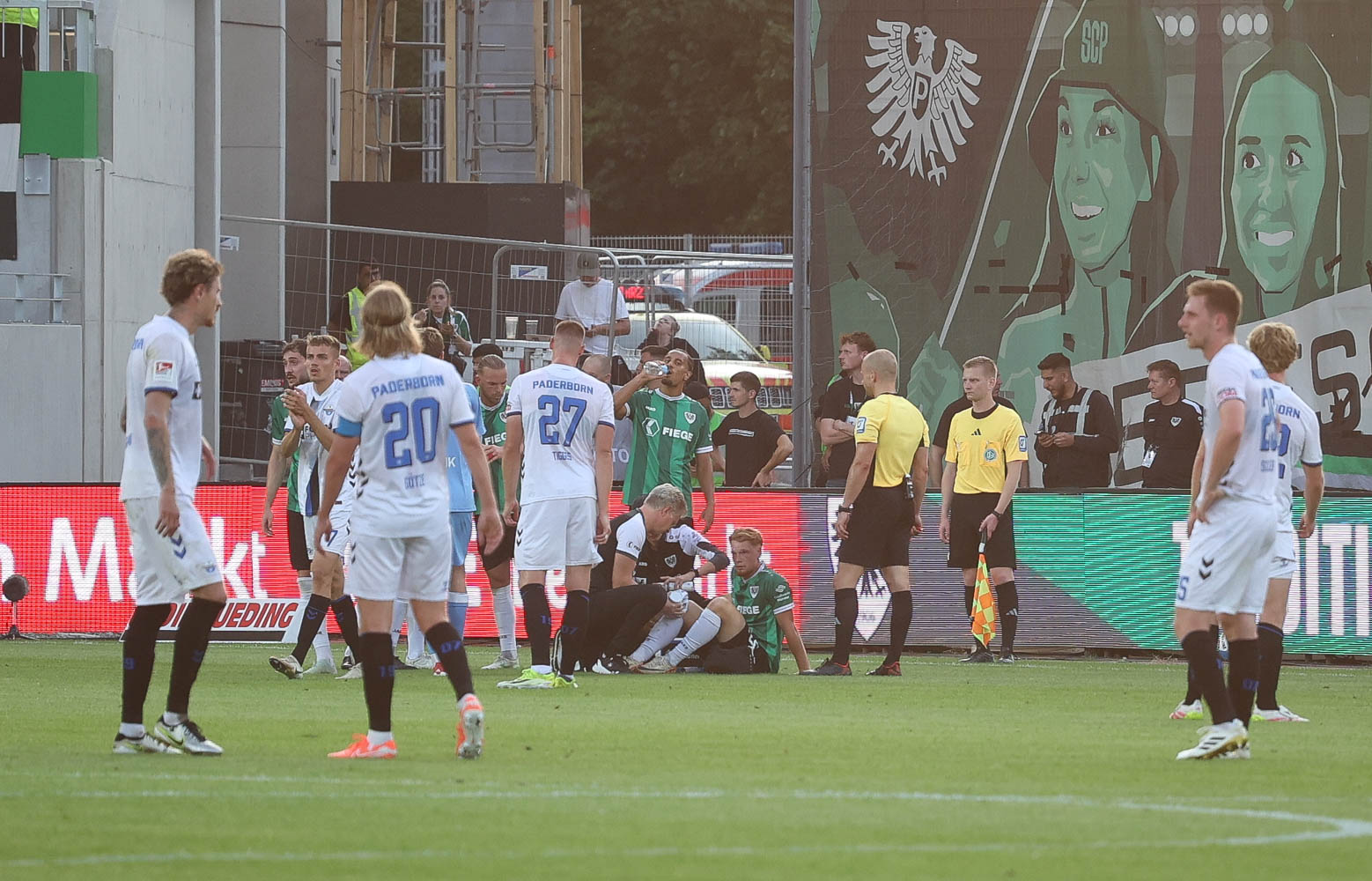 Jetzt bangt der SC Preußen auch noch um Luca Bolay