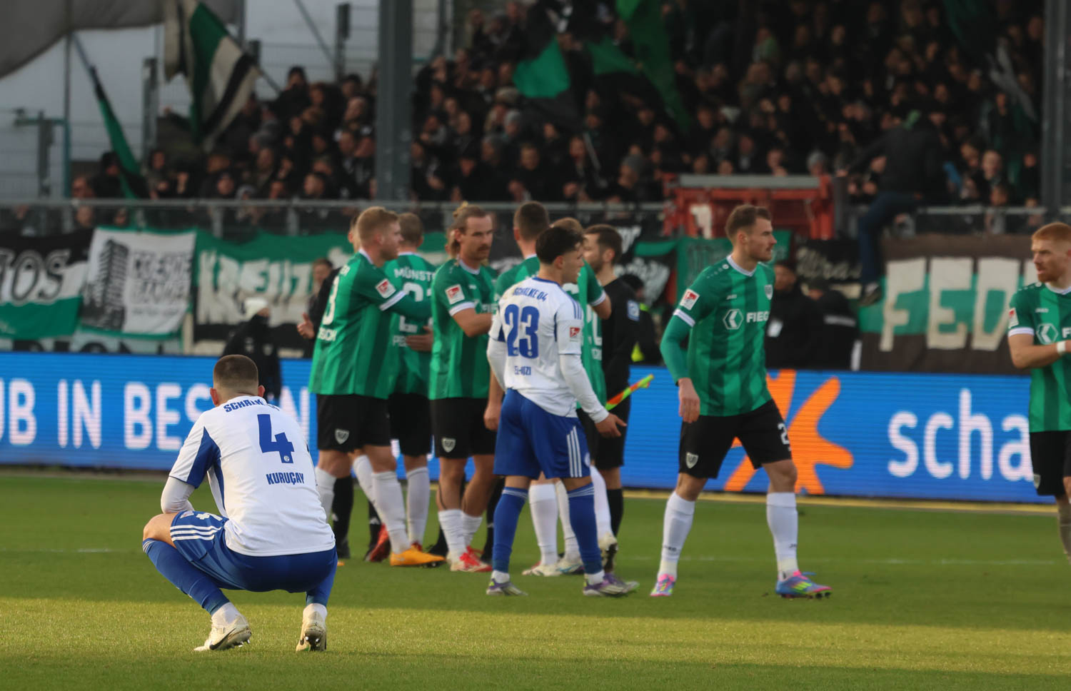 Münster gegen Schalke: Zwei Spiele in einem