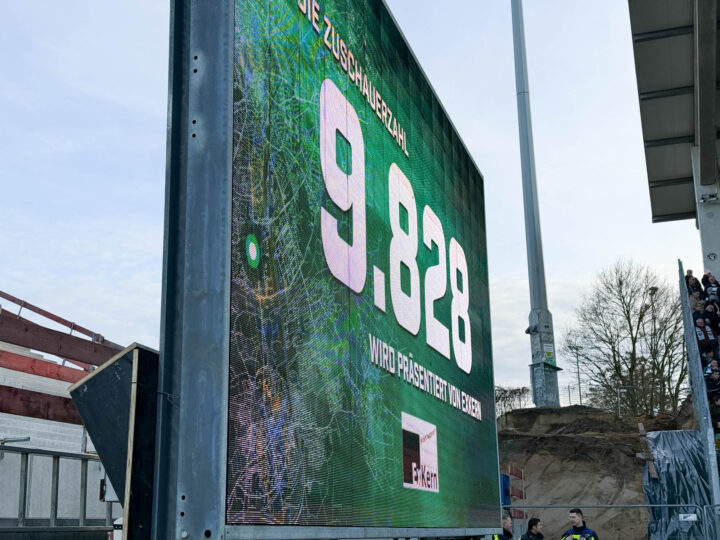 Gegen Elversberg: Zuschauer-Minus im LVM-Preußenstadion